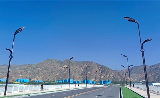 西寧南川，一路生“花”