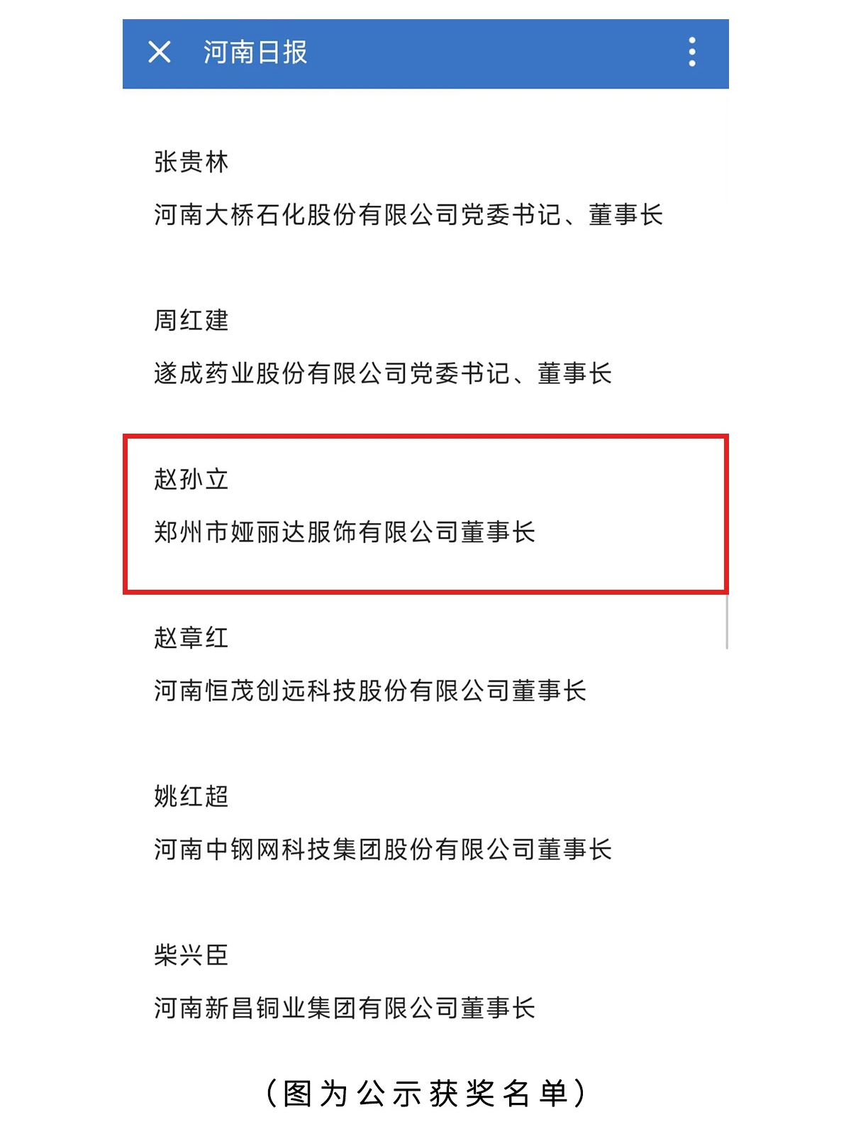 「達」News｜高規格表彰！趙孫立董事長獲獎！