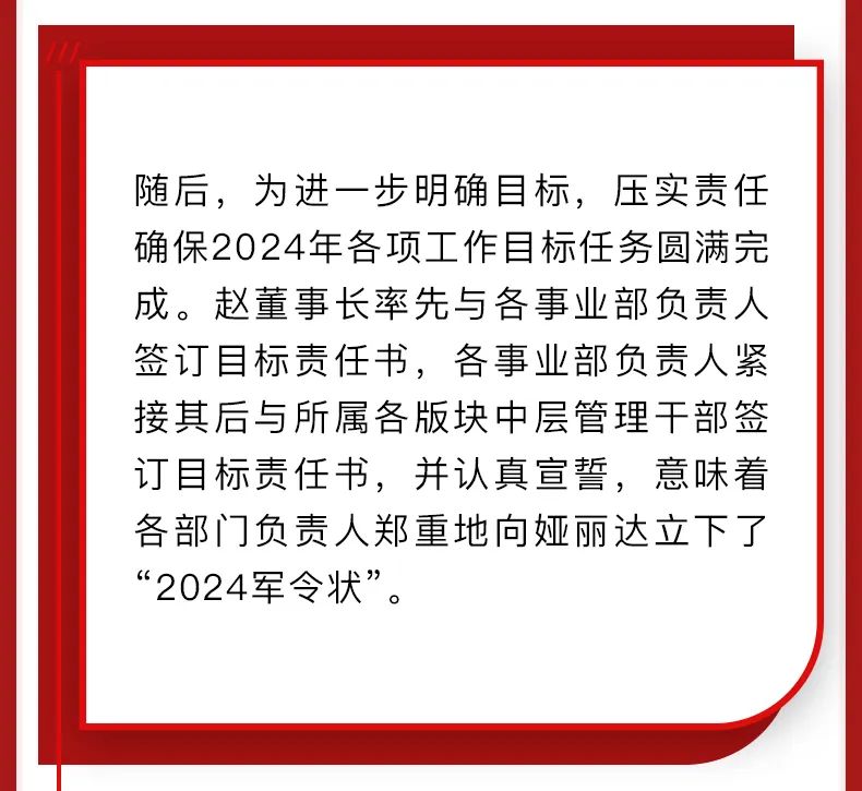 達NEWS | 娅麗達2023年終管理層述職暨2024年度目标責任書簽訂大(dà)會圓滿召開